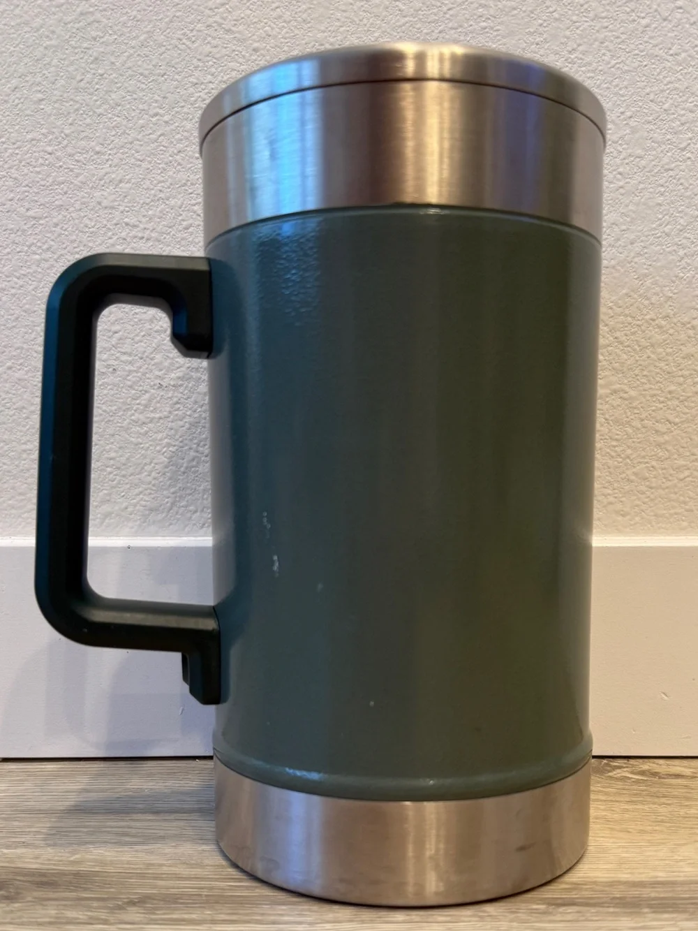 Stanley Classic Stay Hot Coffee French Press 48 oz Stainless Hammertone Green - Picture 4 of 14